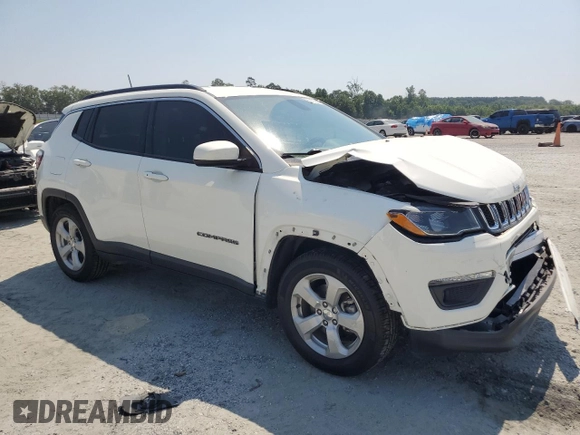 2020 Jeep Compass Latitude with VIN 3C4NJCBB5LT169540, listed as a Copart auction lot 62103255 with Not provided miles and Salvage title. Bid and sale history available at DreamBid. Image 4.