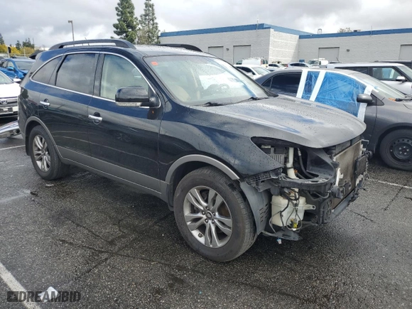 2012 Hyundai Veracruz Limited with VIN KM8NU4CC2CU191002, listed as a Copart auction lot 43781685 with 133,154 mi miles and Salvage Title. Bid and sale history available at carsss.com. Image 4.