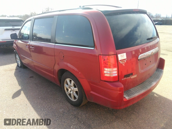 2008 Chrysler Town & Country Touring with VIN 2A8HR54P08R115219, listed as a IAAI auction lot 41785483 with 192,735 mi miles. Bid and sale history available at carsss.com. Image 3.