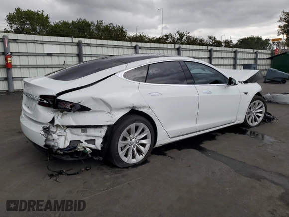 2016 Tesla Model S 70 with VIN 5YJSA1E10GF153812, listed as a Copart auction lot 52108565 with 90,938 mi miles and Non Repairable. Bid and sale history available at DreamBid. Image 3.