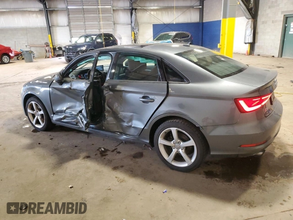 2015 Audi A3 Premium with VIN WAUBFGFF1F1093638, listed as a Copart auction lot 53993265 with 81,538 mi miles and Salvage title. Bid and sale history available at DreamBid. Image 2.