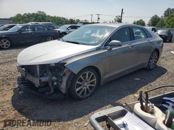 2016 Lincoln MKZ z VIN 3LN6L2J99GR620863, wystawiony jako Copart lot #59547725 z przebiegiem 121 607 mil mil oraz Szkoda całkowita • Salvage title. Historia ofert i sprzedaży dostępna na DreamBid. Obrazek 1.
