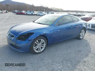 2010 Infiniti G37 Coupe x with VIN JN1CV6EL7AM153833, listed as a IAAI auction lot 41867940 with 118,329 mi miles. Bid and sale history available at carsss.com. Image 2.