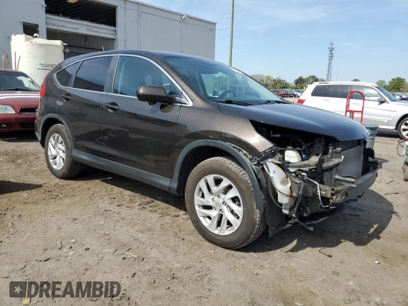 2015 Honda CR-V EX with VIN 2HKRM4H55FH622947, listed as a Copart auction lot 52870635 with 58,403 mi miles and Salvage Title. Bid and sale history available at DreamBid. Image 4.