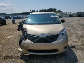 2013 Toyota Sienna L with VIN 5TDZK3DC3DS296433, listed as a Copart auction lot 62551444 with 0 mi miles and Non Repairable. Bid and sale history available at carsss.com. Image 5.