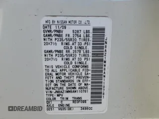 2010 Nissan Murano LE with VIN JN8AZ1MW8AW110781, listed as a Copart auction lot 48852235 with 166,602 mi miles and Clean Title. Bid and sale history available at carsss.com. Image 13.