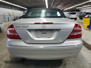 2004 Mercedes-Benz CLK 320 with VIN WDBTK65G54T005178, listed as a Copart auction lot 58312605 with 101,127 mi miles and Salvage title. Bid and sale history available at DreamBid. Image 6.