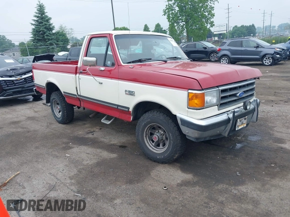 1989 Ford F-150 with VIN 1FTEF14NXKKA50427, listed as a IAAI auction lot 42449724 with 98,001 mi miles and . Bid and sale history available at DreamBid. Image 1.