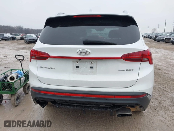 2022 Hyundai Santa Fe Limited with VIN 5NMS4DAL7NH415708, listed as a IAAI auction lot 41571300 with 105,048 mi miles. Bid and sale history available at carsss.com. Image 16.