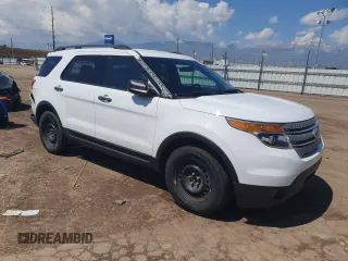 2014 Ford Explorer with VIN 1FM5K8B83EGA63931, listed as a Copart auction lot 59932955 with 105,077 mi miles and Salvage title. Bid and sale history available at DreamBid. Image 4.