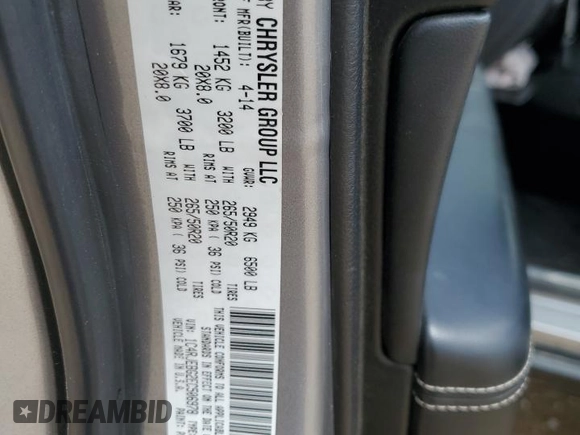 2014 Jeep Grand Cherokee Limited with VIN 1C4RJEBG2EC506978, listed as a Copart auction lot 51546215 with Not Provided miles and Salvage Title. Bid and sale history available at DreamBid. Image 15.