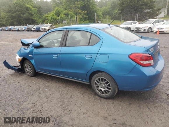 2020 Mitsubishi Mirage ES with VIN ML32F3FJ4LHF13028, listed as a Copart auction lot 58168265 with 135,950 mi miles and Salvage title. Bid and sale history available at DreamBid. Image 2.