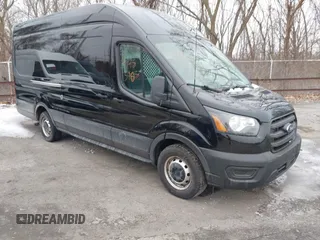 2020 Ford Transit Cargo with VIN 1FTBR3XG1LKB79029, listed as a IAAI auction lot 41483908 with 147,801 mi miles and . Bid and sale history available at DreamBid. Image 1.