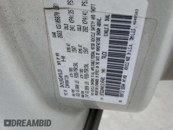 2001 Dodge Dakota Sport with VIN 1B7GG2AN01S145481, listed as a Copart auction lot 41833015 with 114,631 mi miles and Salvage Title. Bid and sale history available at carsss.com. Image 12.