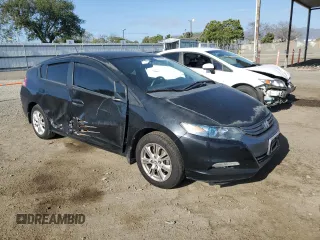 2010 Honda Insight EX with VIN JHMZE2H76AS015466, listed as a Copart auction lot 53729965 with Not provided miles and Salvage title. Bid and sale history available at DreamBid. Image 4.