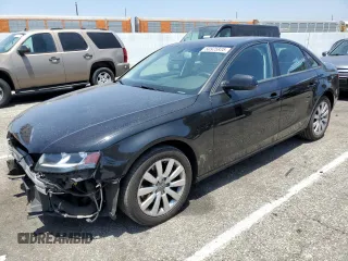 2012 Audi A4 Premium with VIN WAUAFAFL3CN020001, listed as a Copart auction lot 60925935 with 189,004 mi miles and Salvage title. Bid and sale history available at DreamBid. Image 1.