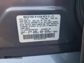 2015 Infiniti Q50 Sport with VIN JN1BV7AR2FM414563, listed as a Copart auction lot 62896535 with 133,924 mi miles and Salvage title. Bid and sale history available at DreamBid. Image 12.