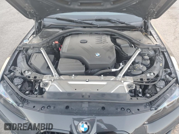 2023 BMW 4 Series 430i with VIN WBA63AV04PFN34378, listed as a Copart auction lot 41647305 with 33,416 mi miles and Salvage title. Bid and sale history available at DreamBid. Image 12.