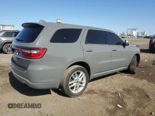 2022 Dodge Durango GT Plus with VIN 1C4RDJDG6NC104510, listed as a Copart auction lot 57055685 with 82,582 mi miles and Salvage title. Bid and sale history available at DreamBid. Image 3.
