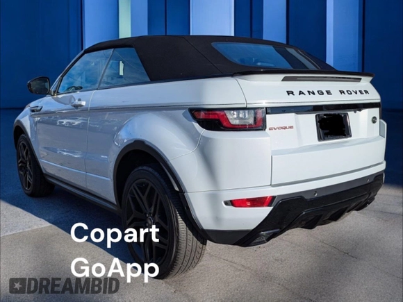 2018 Land Rover Range Rover Evoque HSE Dynamic with VIN SALVD5RX9JH286384, listed as a Copart auction lot 46754915 with 74,430 mi miles and Clean title. Bid and sale history available at DreamBid. Image 3.