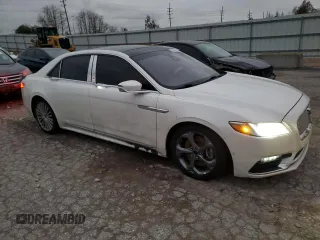 2017 Lincoln Continental Reserve with VIN 1LN6L9NP1H5637548, listed as a Copart auction lot 80906114 with 91,524 mi miles and Salvage Title. Bid and sale history available at carsss.com. Image 4.