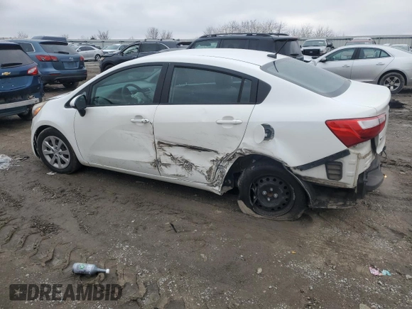 2016 Kia Rio LX with VIN KNADM4A35G6541748, listed as a Copart auction lot 46633465 with 103,324 mi miles and Non Repairable. Bid and sale history available at carsss.com. Image 2.