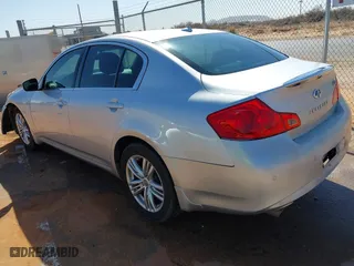 2012 Infiniti G37 Sedan x with VIN JN1CV6AR6CM970935, listed as a IAAI auction lot 41843108 with 186,526 mi miles. Bid and sale history available at carsss.com. Image 3.