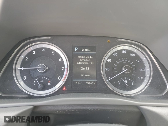 2023 Hyundai Sonata SEL with VIN KMHL64JA6PA321731, listed as a Copart auction lot 51742425 with 15,267 mi miles and Clean Title. Bid and sale history available at DreamBid. Image 9.
