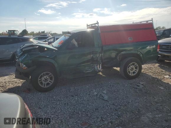 2003 Dodge Dakota with VIN 1D7GG16X73S359140, listed as a Copart auction lot 72383124 with 0 mi miles and Salvage Title. Bid and sale history available at carsss.com. Image 1.