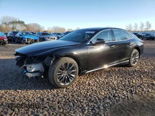 2019 Lexus LS with VIN JTHC51FF6K5006583, listed as a Copart auction lot 81748074 with 98,323 mi miles and Salvage Title. Bid and sale history available at carsss.com. Image 1.