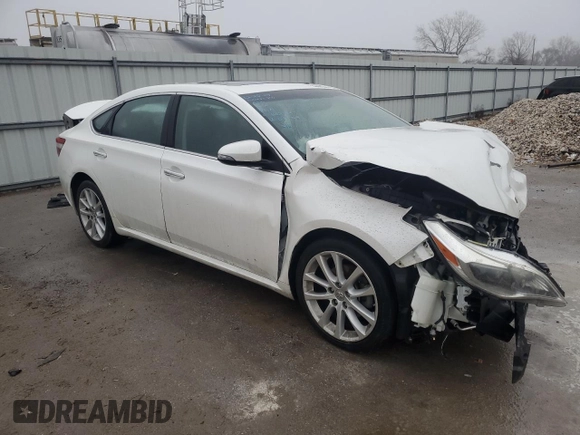2013 Toyota Avalon XLE with VIN 4T1BK1EB1DU033408, listed as a Copart auction lot 86608364 with Not Provided miles and Salvage Title. Bid and sale history available at DreamBid. Image 4.