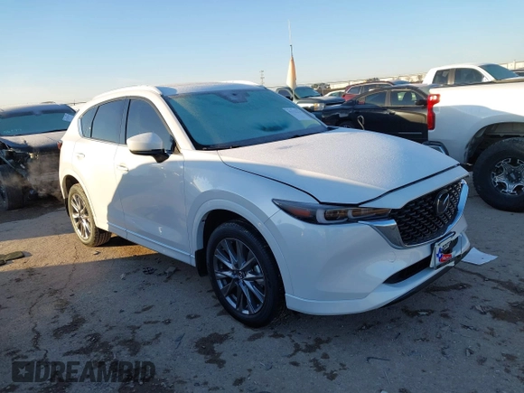 2024 Mazda CX-5 2.5 S Premium Package with VIN JM3KFBDL2R0514444, listed as a IAAI auction lot 41322214 with 674 mi miles. Bid and sale history available at carsss.com. Image 1.