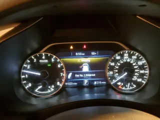 2018 Nissan Murano Platinum with VIN 5N1AZ2MG2JN164847, listed as a Copart auction lot 85445564 with 91,023 mi miles and Salvage Title. Bid and sale history available at carsss.com. Image 9.