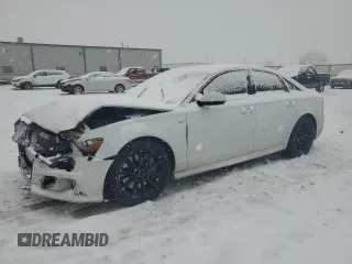 2017 Audi A6 Premium Plus with VIN WAUG8AFC7HN048881, listed as a Copart auction lot 88138285 with 128,798 mi miles and Salvage Title. Bid and sale history available at carsss.com. Image 1.