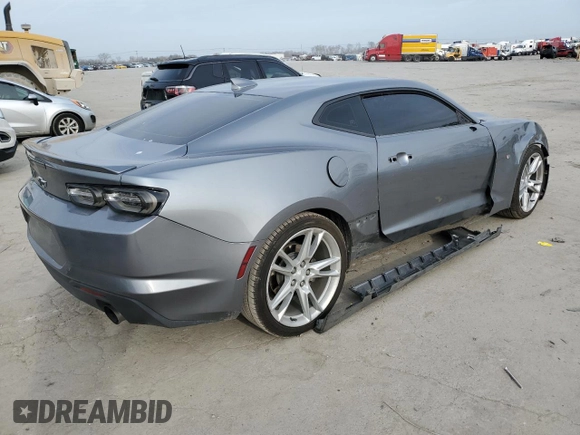 2020 Chevrolet Camaro 1LT with VIN 1G1FB1RSXL0129049, listed as a Copart auction lot 43091213 with 52,886 mi miles. Bid and sale history available at carsss.com. Image 3.