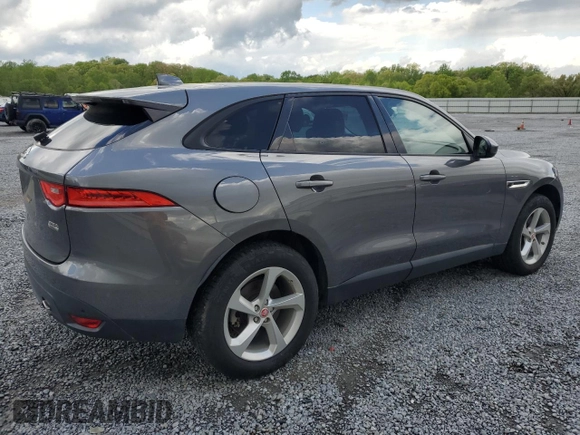 2017 Jaguar F-Pace 35t Premium with VIN SADCJ2BVXHA059128, listed as a Copart auction lot 52948875 with 108,469 mi miles and Clean Title. Bid and sale history available at DreamBid. Image 3.