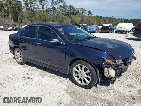 2007 Acura TSX with VIN JH4CL96887C007968, listed as a Copart auction lot 49285985 with 162,385 mi miles and Salvage Title. Bid and sale history available at carsss.com. Image 4.