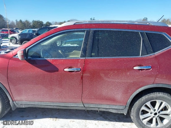 2016 Nissan Rogue SV with VIN KNMAT2MV7GP728204, listed as a IAAI auction lot 41595161 with 75,057 mi miles. Bid and sale history available at carsss.com. Image 14.