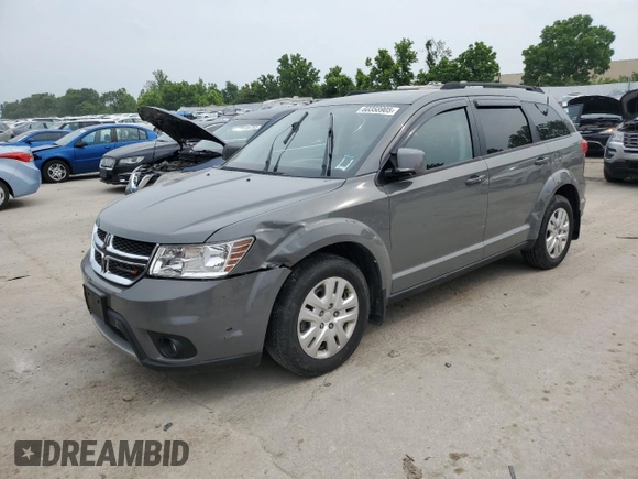 2019 Dodge Journey SE z VIN 3C4PDCBB9KT756175, wystawiony jako Copart lot #60358905 z przebiegiem 108 526 mil mil oraz Czysty tytuł • Clean title. Historia ofert i sprzedaży dostępna na DreamBid. Obrazek 1.