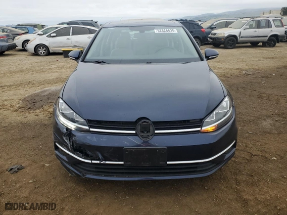 2019 Volkswagen Golf S with VIN 3VWG57AU6KM022379, listed as a Copart auction lot 52828835 with 22,351 mi miles and Salvage Title. Bid and sale history available at carsss.com. Image 5.