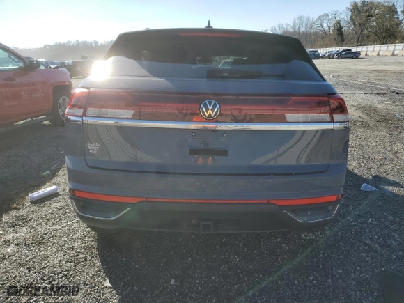 2024 Volkswagen Atlas Cross Sport 2.0T SE w/Technology with VIN 1V2WE2CA3RC211960, listed as a Copart auction lot 83408884 with 12,158 mi miles and Salvage Title. Bid and sale history available at carsss.com. Image 6.