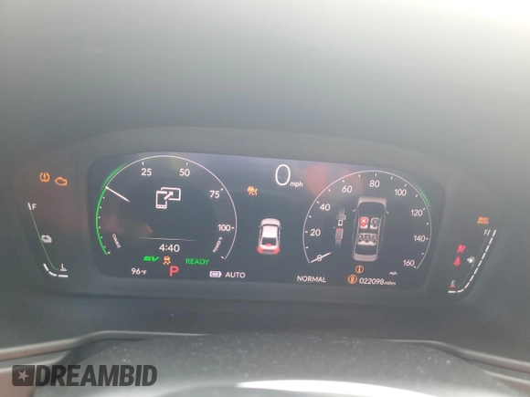 2024 Honda Accord Sport-L with VIN 1HGCY2F76RA067572, listed as a Copart auction lot 58105405 with 22,098 mi miles and Salvage title. Bid and sale history available at DreamBid. Image 9.