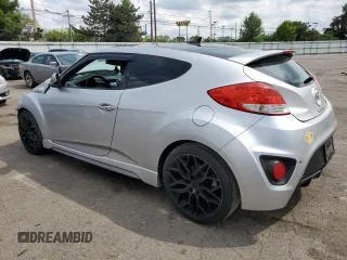 2013 Hyundai Veloster Turbo with VIN KMHTC6AE8DU117854, listed as a Copart auction lot 56469385 with Not provided miles and Salvage title. Bid and sale history available at DreamBid. Image 2.