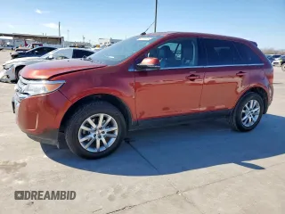 2014 Ford Edge Limited with VIN 2FMDK3KC9EBA02755, listed as a Copart auction lot 47131415 with 121,601 mi miles and Salvage Title. Bid and sale history available at carsss.com. Image 1.