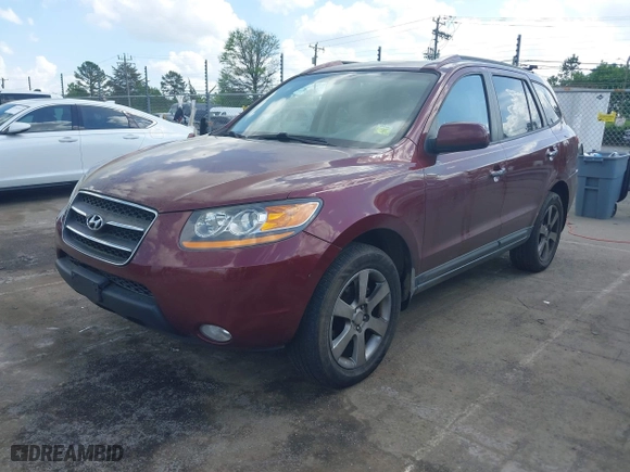 2008 Hyundai Santa Fe SE with VIN 5NMSH13E88H160637, listed as a IAAI auction lot 41976115 with 264,964 mi miles. Bid and sale history available at carsss.com. Image 2.