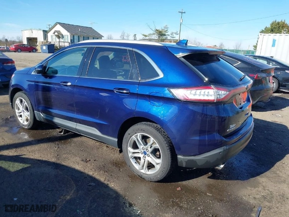 2016 Ford Edge Titanium with VIN 2FMPK4K89GBB76987, listed as a IAAI auction lot 41674638 with 89,069 mi miles. Bid and sale history available at carsss.com. Image 3.