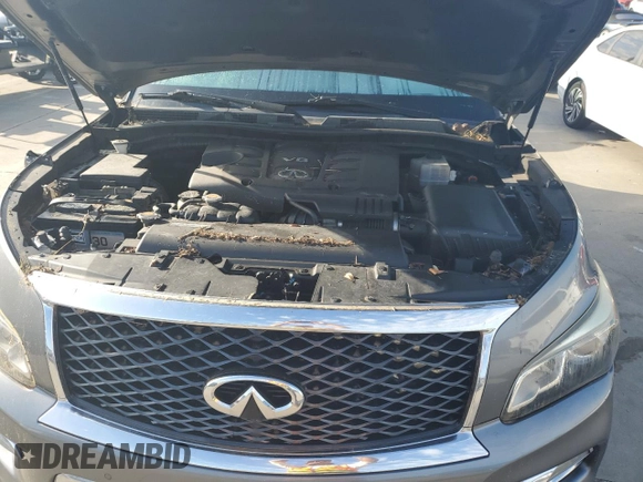 2015 Infiniti QX80 with VIN JN8AZ2NF9F9572311, listed as a Copart auction lot 75133454 with 0 mi miles and Salvage Title. Bid and sale history available at carsss.com. Image 11.