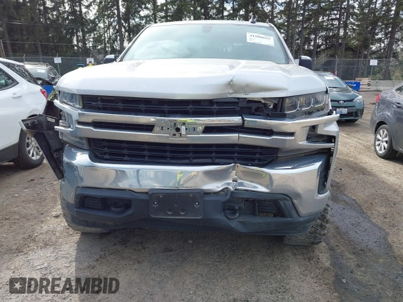 2020 Chevrolet Silverado 1500 LT with VIN 1GCRYDEDXLZ164567, listed as a IAAI auction lot 41900655 with 66,722 mi miles. Bid and sale history available at carsss.com. Image 6.