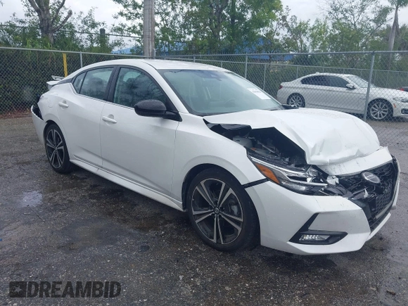 2023 Nissan Sentra SR with VIN 3N1AB8DV5PY272002, listed as a IAAI auction lot 42010828 with 13,210 mi miles and . Bid and sale history available at DreamBid. Image 1.
