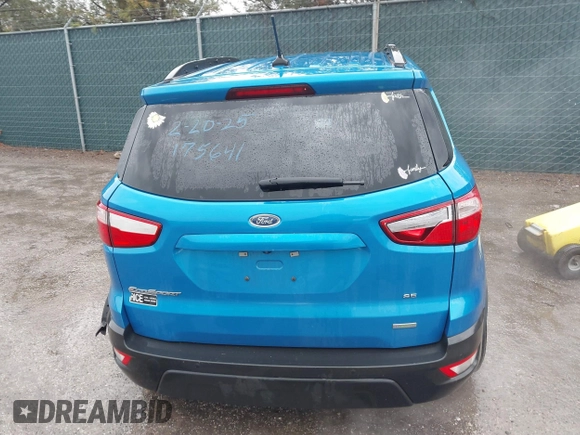 2019 Ford EcoSport SE with VIN MAJ3S2GE1KC271712, listed as a IAAI auction lot 41710339 with 74,540 mi miles and . Bid and sale history available at DreamBid. Image 16.
